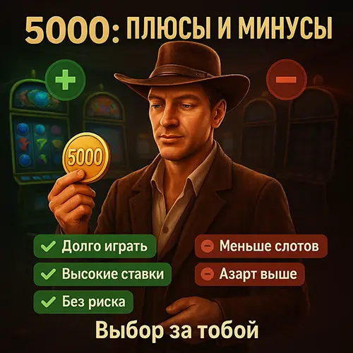 О недостатках и преимуществах игровых автоматов с 5000 кредитами